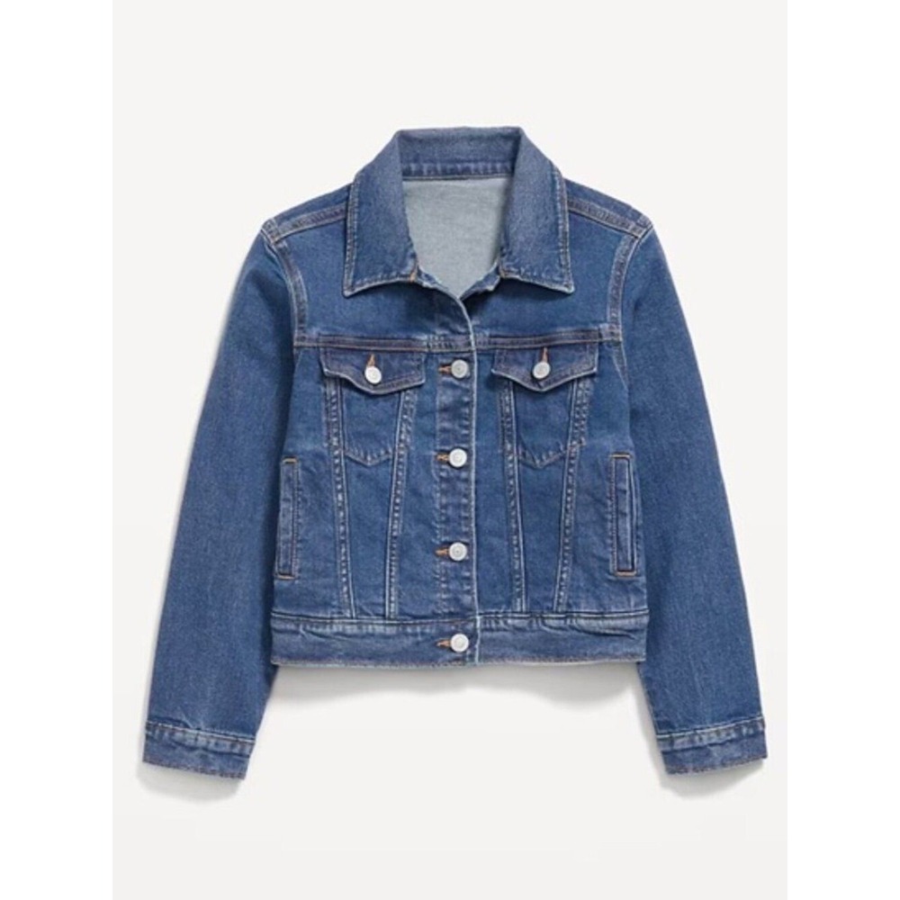 Old Navy Denim Trucker Jacket for Girls Size L (10-12)